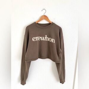 EREWHON official limited edition cropped sweatshirt / size M